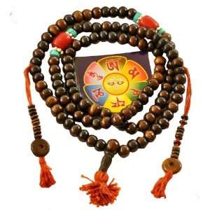   Meditation Hemp Prayer Beads with a Free Copyrighted Buddha Eye Magnet
