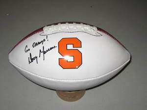 Doug Marrone Syracuse Orange Head Coach Signed Football PROOF Bowl 