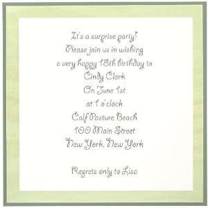  DIY Layered Invitation Kit   Mint Condition (50 Pack 