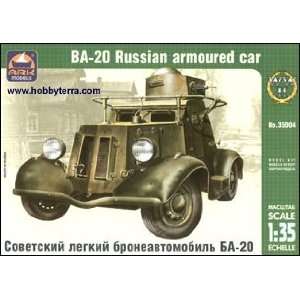  ARK 1/35 Ba20 WWII Russian Armored Car Kit Toys & Games