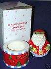 ceramic santa joy to the world cookie jar $ 7 99 see suggestions