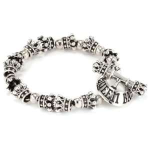  King Baby Crown Sterling Silver Bracelet Jewelry