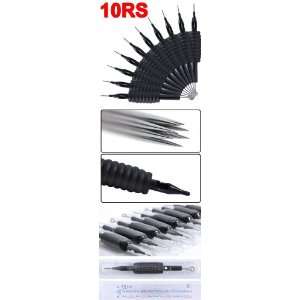  10x Round Shader Disposable Tattoo Needles Tubes 10RS 