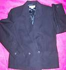 Womans Small Brown Leather Jacket Jones New York  