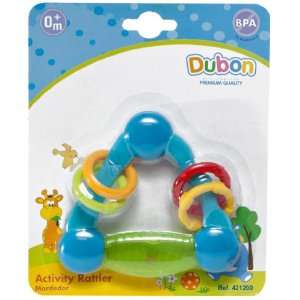  Bebe Dubon Activity Teething Rattle, Newborn, Colors May 