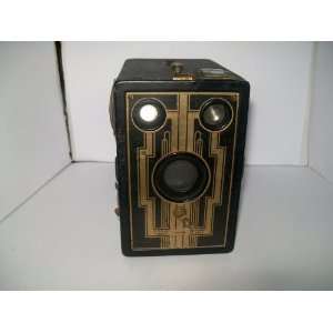  Vintage Kodak Brownie Art Deco Box Camera 