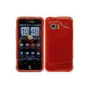   Red Flexi Case For HTC Droid Incredible Cell Phones & Accessories