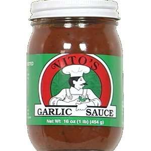 Vitos Garlic Sauce 16oz (Pack 3) Grocery & Gourmet Food