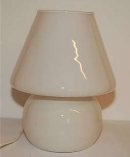 BEAUTIFUL MURANO VENINI OR VETRI TABLE LAMP c1970  
