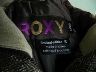 Roxy 5K Limited Edition Fur Trimmed Ski Snowboard JACKET Ladies Small 