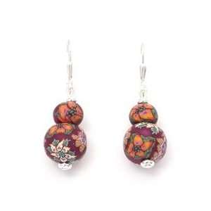  Vanessa Collection Large Bead Earring 
