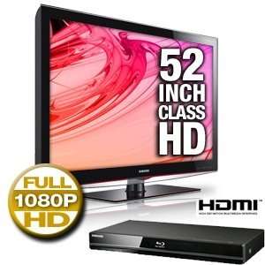  Samsung LN52B550 52 TOC LCD HDTV Blu ray Bundle 