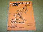 a901 rhino operator manual ditch king backhoe 
