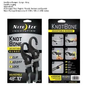  Nite Ize KnotBone Adjustable Bungee #9 48in 10in FREE 