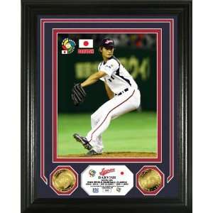  Darvish 09 WBC 24KT Gold Coin Photo Mint Sports 