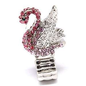   Cocktail Statement Ring Trendy Chic Style Animal Bird Fashion Jewelry
