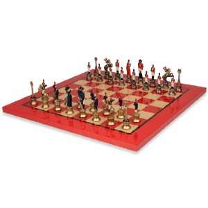    Napoleon Hand Painted Deluxe Chess Set Package Toys & Games