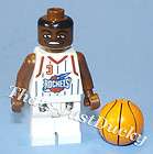 Lego minifig Steve Francis #3 NBA Basketball Rockets Lego Men Sports 