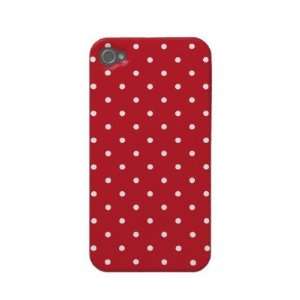  Fifties Style Red Polka Dot Iphone 4/4S Case Iphone 4 