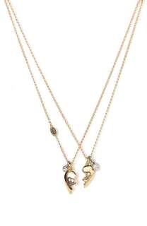 Juicy Couture Best Friends Forever Split Heart Necklaces  