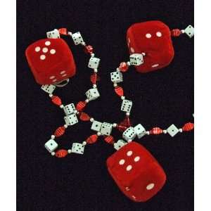   Dice Craps Mardi Gras New Orleans Beads Necklace Party Toys & Games