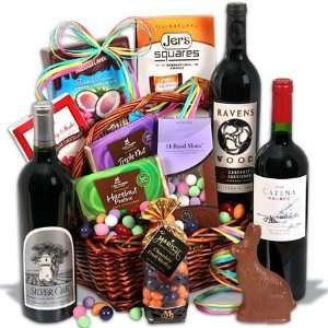  Red Wine & Dark Chocolate Easter Basket Grocery & Gourmet 