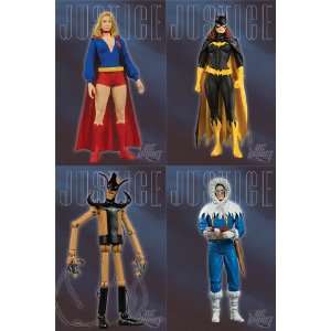 Alex Ross Justice League 8 Action Figures Set of 4 Toys & Games