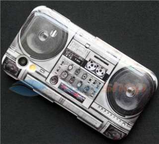 OLD RADIO CASSETTE PLAYER Hard Back Skin Case Cover For Samsung Galaxy 