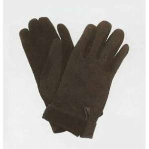    Ladies Nylon Top SuedeTack Gloves Black O/S