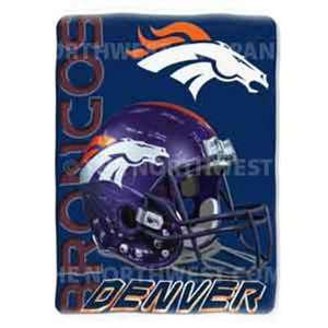  Denver Broncos NFL Impact Micro Raschel Blanket (60x80 