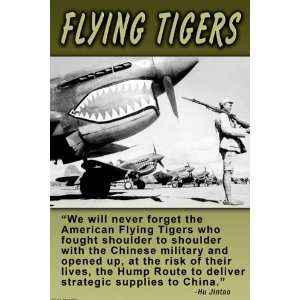 Flying Tigers 28X42 Canvas