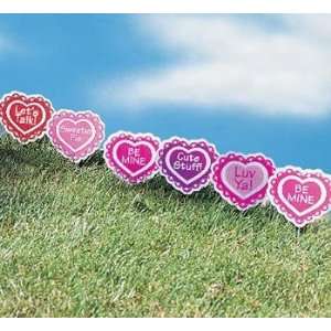 Valentines Day Driveway Heart Path Markers 