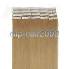 16Tape Remy straight Human Hair Extensions 27 for hairsalon beauty 