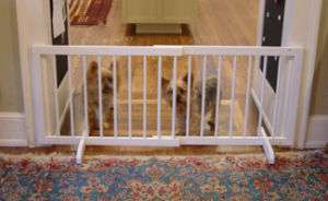 Cardinal 20 Inch White Step Over Pet Gate SG 1 WH  