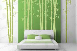 Large Bamboo Tree Forest Vinyl Wall Decal Sticker Decor  