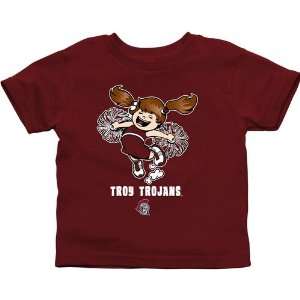   Trojans Toddler Cheer Squad T Shirt   Cardinal