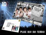 One Direction Party Invitations & Envelopes (3 Designs)  