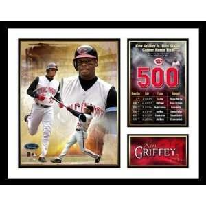  Ken Griffey Jr Cincinnati Reds MLB Framed Photograph 500th 