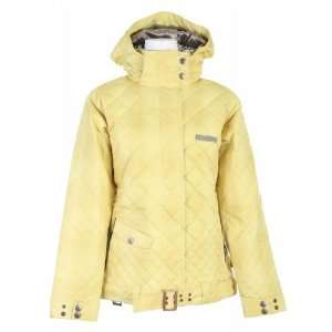   Windsor Down Snowboard Jacket Sulfur Yellow Plaid