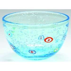  Artland Crystal Fiore Turquoise Small Fruit/Dessert Bowl 