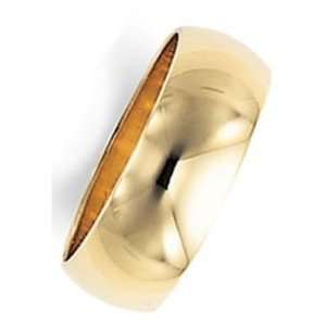  7.0 Millimeters Yellow Gold Heavy Wedding Band Ring 14Kt Gold 
