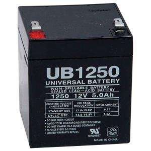 com New Upg 85983/D5741 Sealed Lead Acid Batteries 12v 5 Ah .187 Tab 