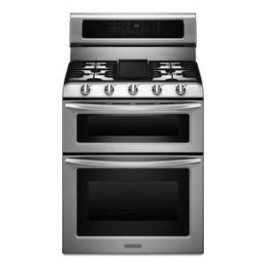  KitchenAid KGRS505XSS   30 In. Width Freestanding Gas 5 