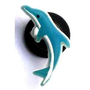 Aqua Dolphin Jibbitz Crocs Hole Bracelet Shoe Charm ~ Ocean Sea Animal