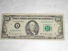 1977 $100 dollar bill star note crisp off center error no tears rips 