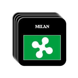  Italy Region, Lombardy   MILAN Set of 4 Mini Mousepad 