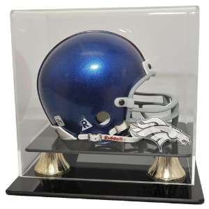  Denver Broncos Mini Helmet Display Case   Coachs Choice 
