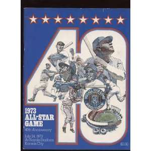  1973 All Star Game Program @ Kansas City Royals EX+   Sports 