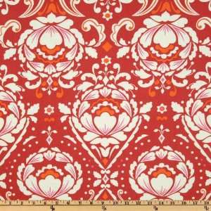  44 Wide Taza Medallion Red Fabric By The Yard Arts 