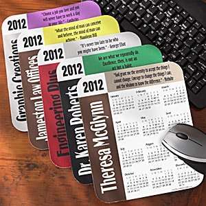   Personalized Calendar Mouse Pad   You Design Quotes